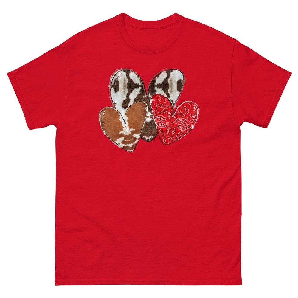 3 hearts classic tees Valentine's Day T-shirt